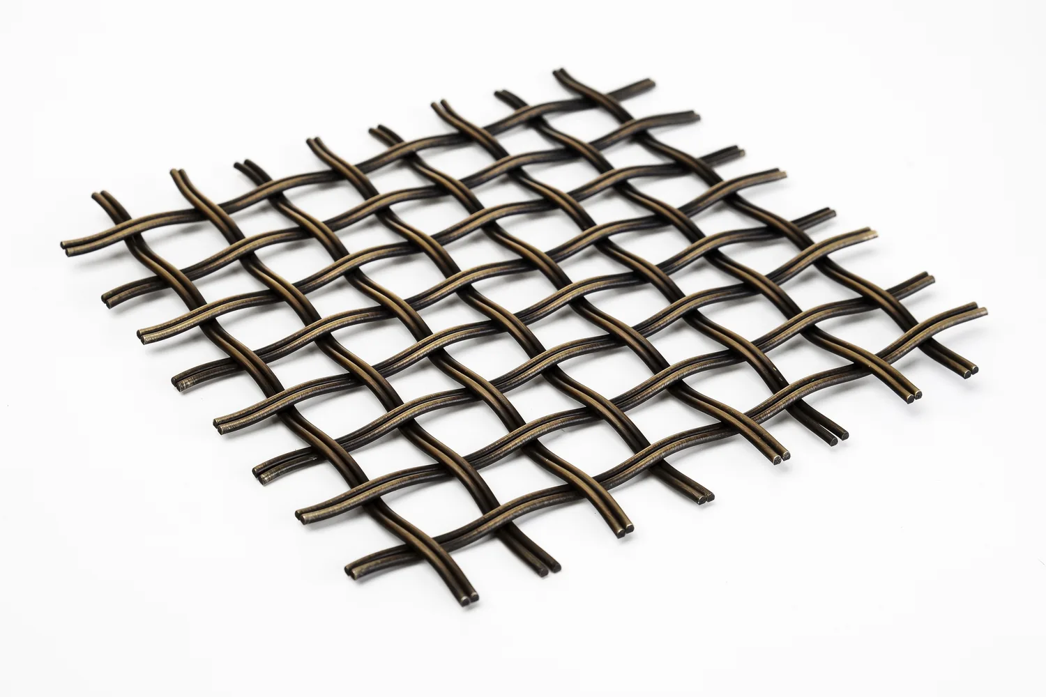 Metal mesh partition system detail