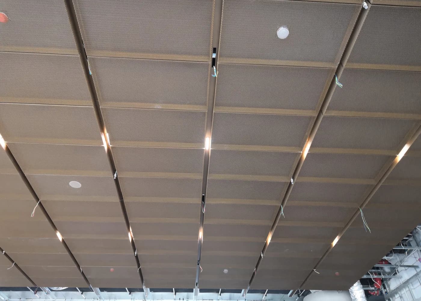 Architectural metal mesh application reference used to establish the project context before quotation
