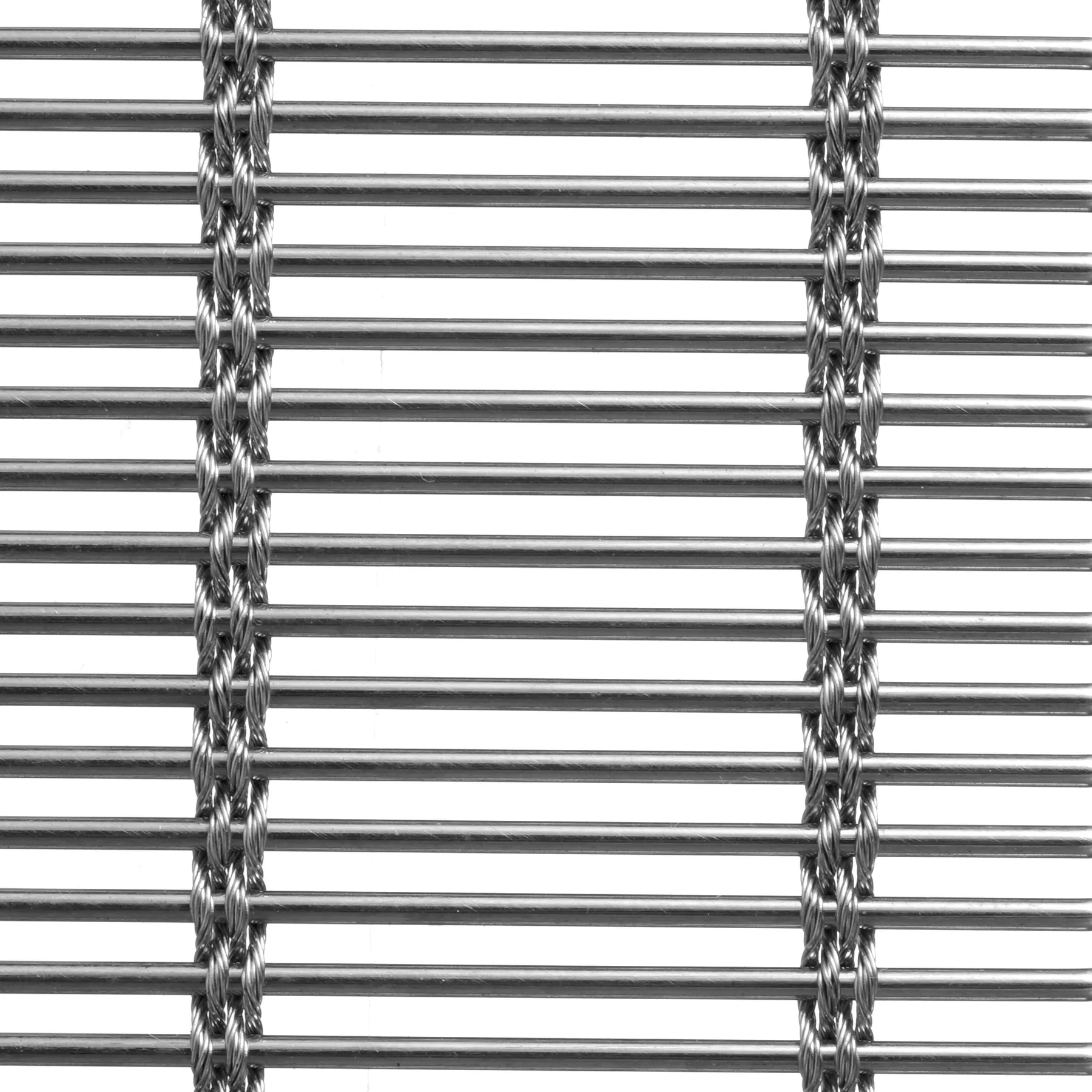 JA-F003 cable and rod mesh full sample used as a facade review reference