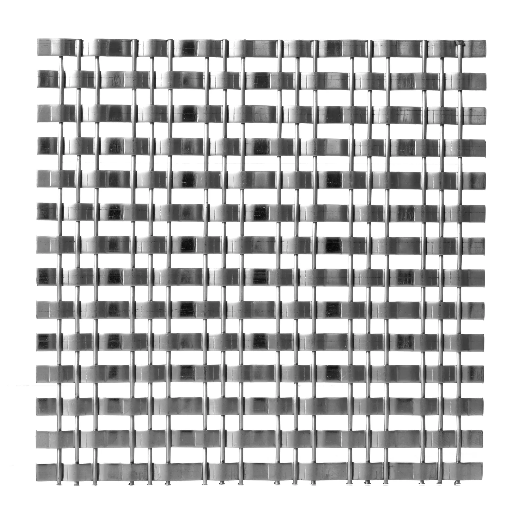 JA-Y001 rigid woven mesh sample used as a ceiling review reference