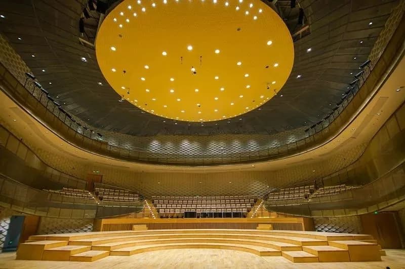 Jinji Lake Concert Hall auditorium viewed towards the stage from the project archive