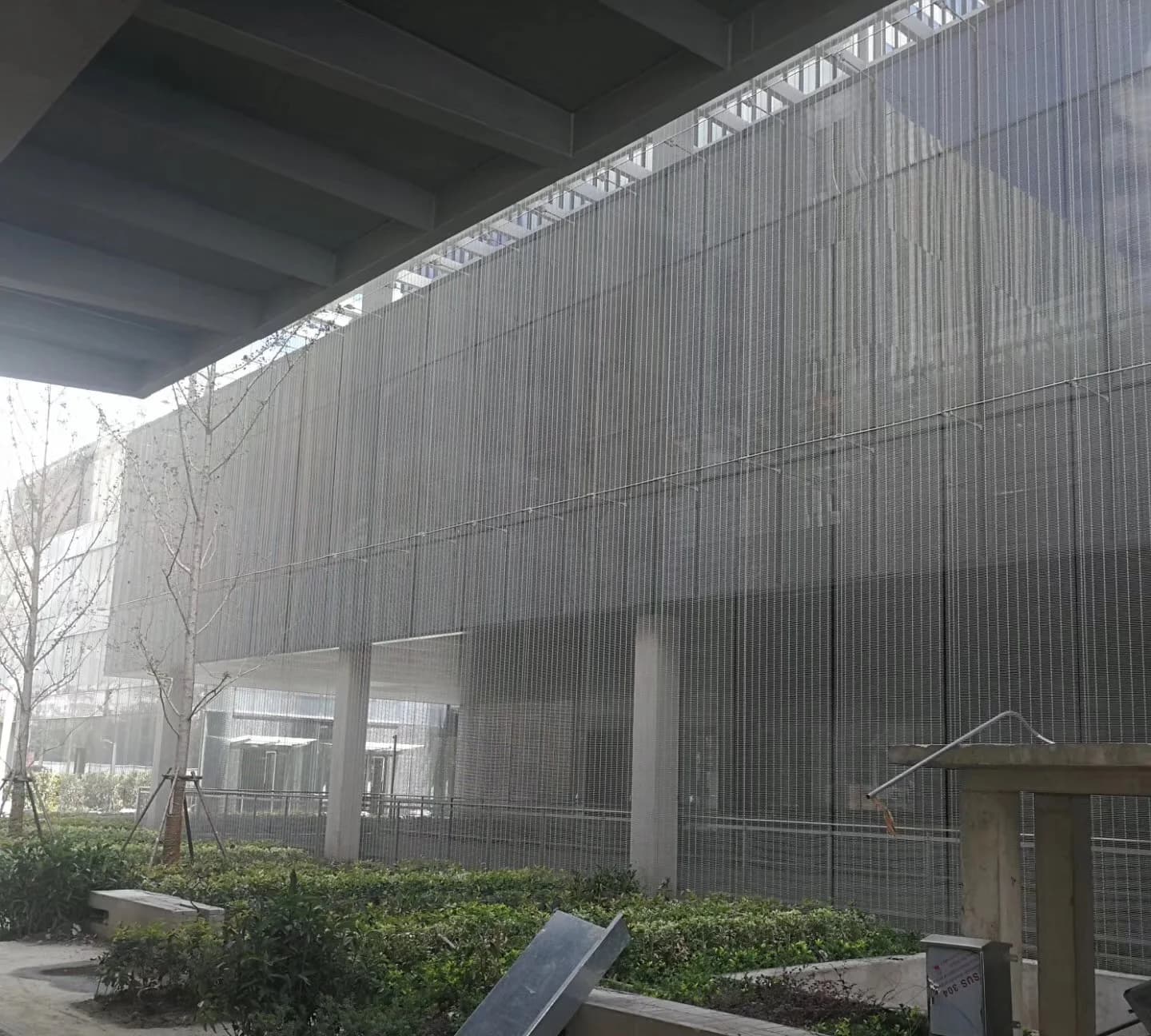 Shanghai Qiantan Enterprise World facade mesh from the project archive
