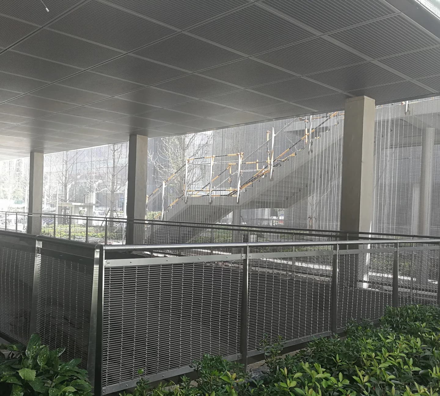Shanghai Qiantan Enterprise World landing and surrounding mesh from the project archive