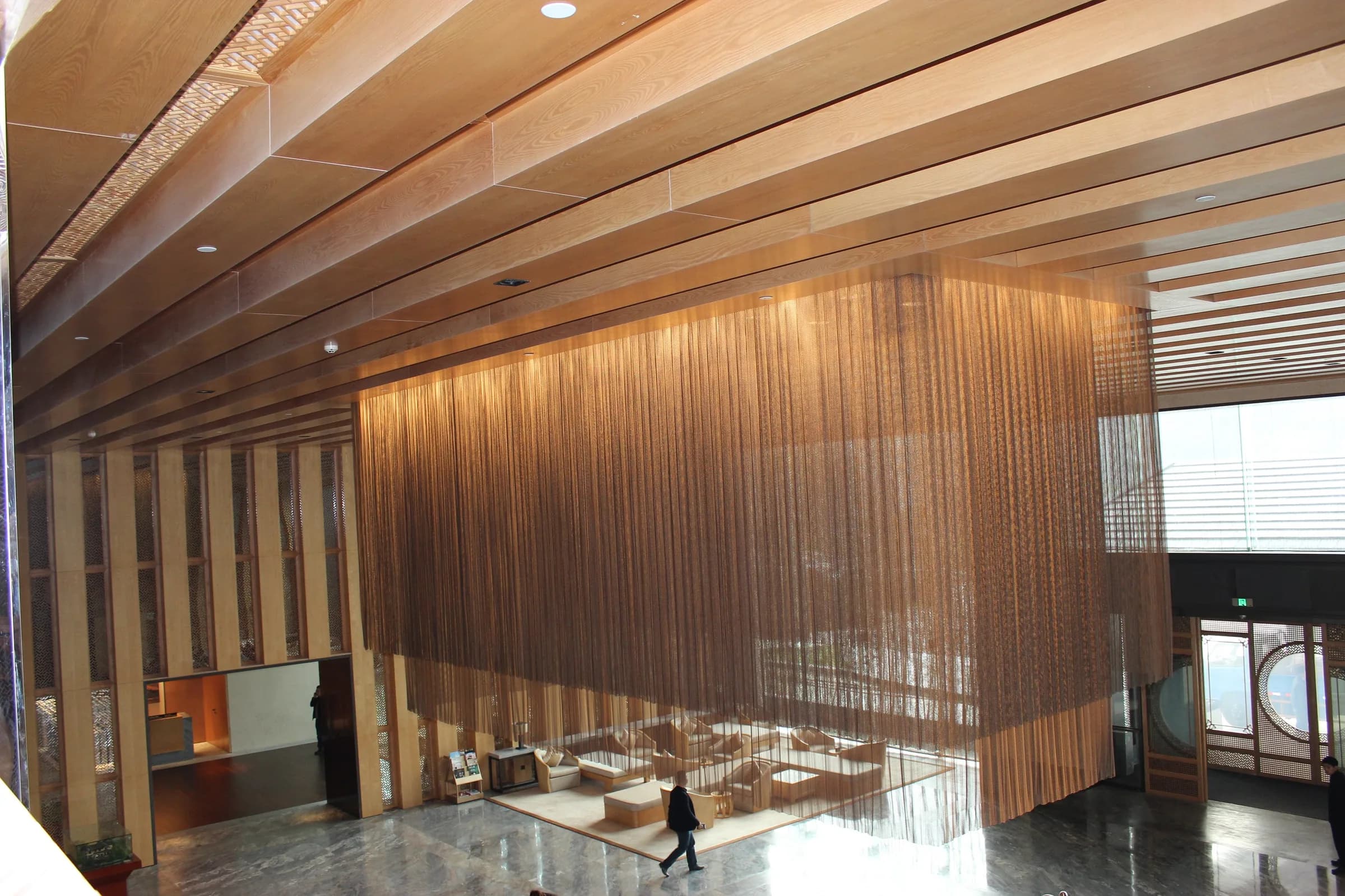 Custom Architectural Metal Mesh application